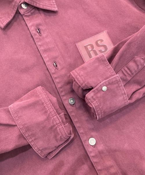 RAF SIMONS（ラフシモンズ）RAF SIMONS (ラフシモンズ) straight fit denim shirt　	22SS　221-M242 パープル サイズ:Sの古着・服飾アイテム