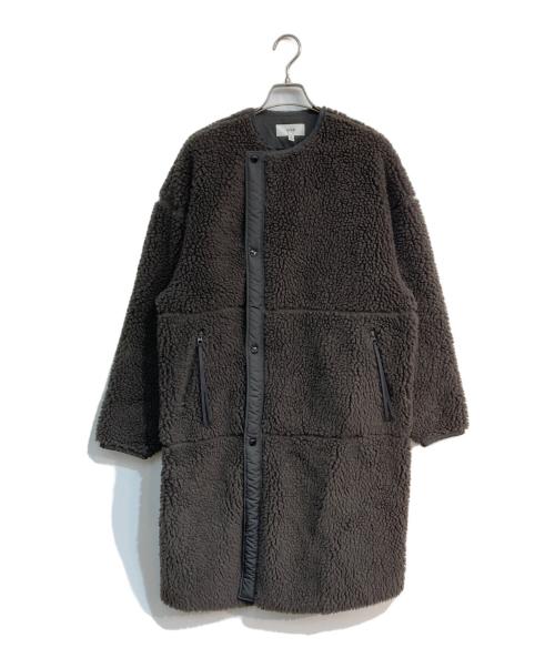 HYKE（ハイク）HYKE (ハイク) FAUX SHEARLING COAT チャコールグレー サイズ:2の古着・服飾アイテム