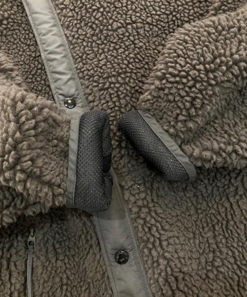 HYKE（ハイク）HYKE (ハイク) FAUX SHEARLING COAT チャコールグレー サイズ:2の古着・服飾アイテム