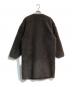 HYKE (ハイク) FAUX SHEARLING COAT チャコールグレー サイズ:2：17000円