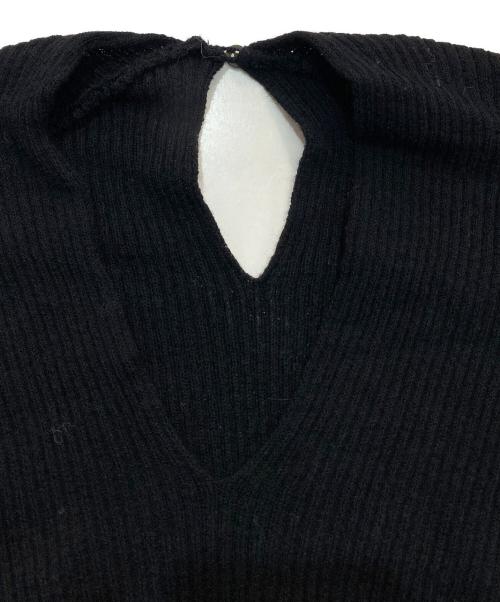 YLEVE（イレーヴ）YLEVE (イレーヴ) HIGH TWIST FINE WOOL KN P/O　168-3260014 ブラック サイズ:1の古着・服飾アイテム