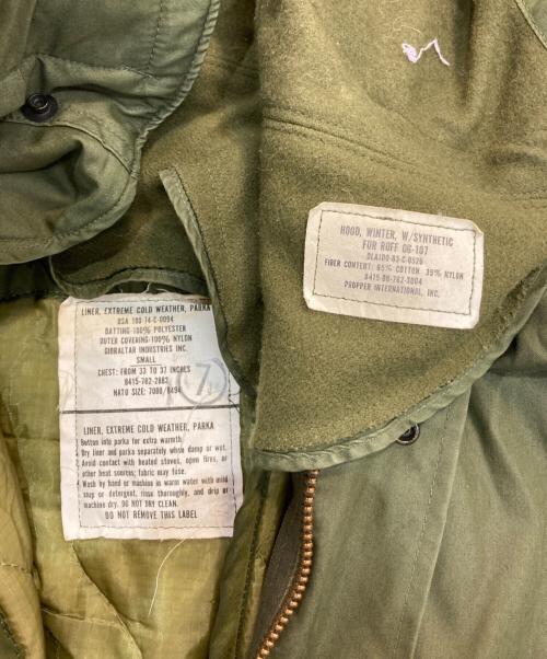 US ARMY（ユーエスアーミー）US ARMY (ユーエスアーミー) M65フルセット　シェル・フード　83年　ライナー　74年　8415-782-2882 グリーン サイズ:Sの古着・服飾アイテム