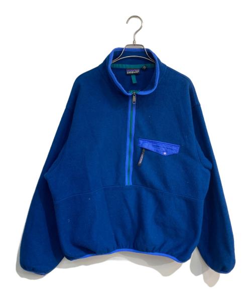 Patagonia（パタゴニア）Patagonia (パタゴニア) ハーフジップフリース 01年製 USA製　25680 ネイビー サイズ:Lの古着・服飾アイテム