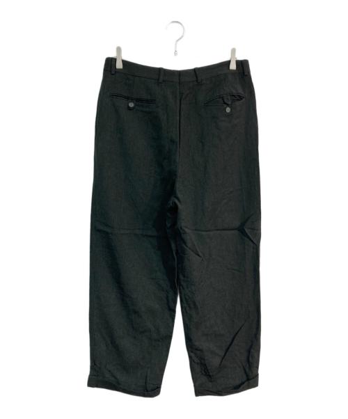 GIORGIO ARMANI（ジョルジョアルマーニ）GIORGIO ARMANI (ジョルジョアルマーニ) タックパンツ　	90‘ｓ 　CA-07510 グリーン サイズ:34の古着・服飾アイテム