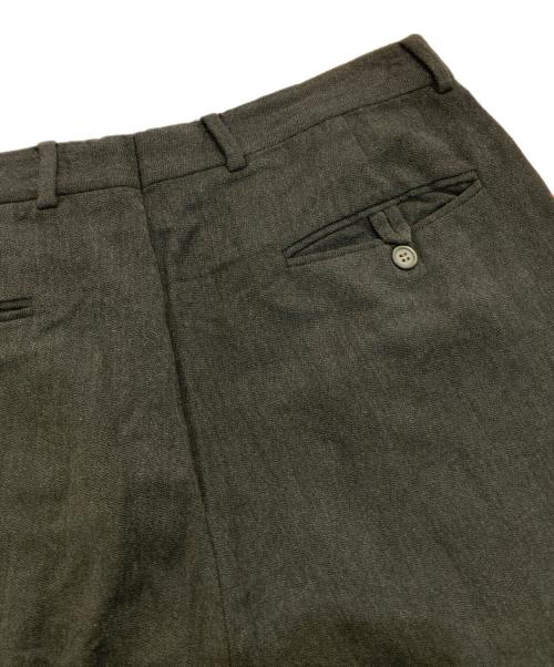 GIORGIO ARMANI（ジョルジョアルマーニ）GIORGIO ARMANI (ジョルジョアルマーニ) タックパンツ　	90‘ｓ 　CA-07510 グリーン サイズ:34の古着・服飾アイテム