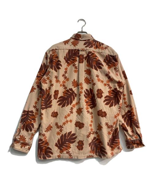 reyn spooner（レイン スプナー）reyn spooner (レイン スプナー) BDシャモアシャツ オレンジ×ブラウン サイズ:Mの古着・服飾アイテム