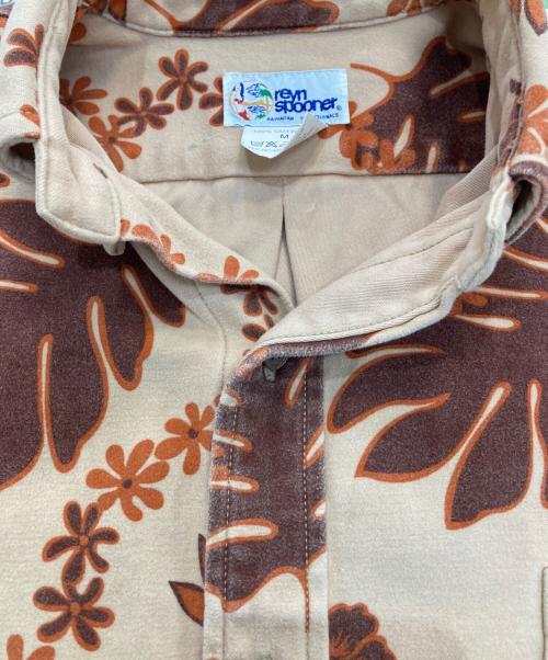 reyn spooner（レイン スプナー）reyn spooner (レイン スプナー) BDシャモアシャツ オレンジ×ブラウン サイズ:Mの古着・服飾アイテム