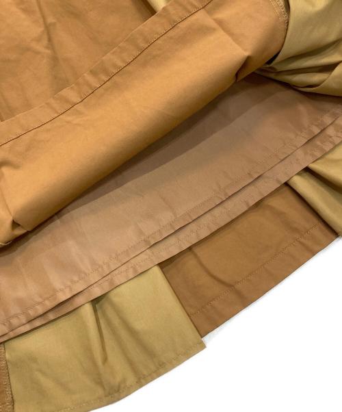 RAY BEAMS（レイ ビームス）RAY BEAMS (レイ ビームス) BOXタックフレアスカート　61-27-0092-370 ブラウン サイズ:1 未使用品の古着・服飾アイテム