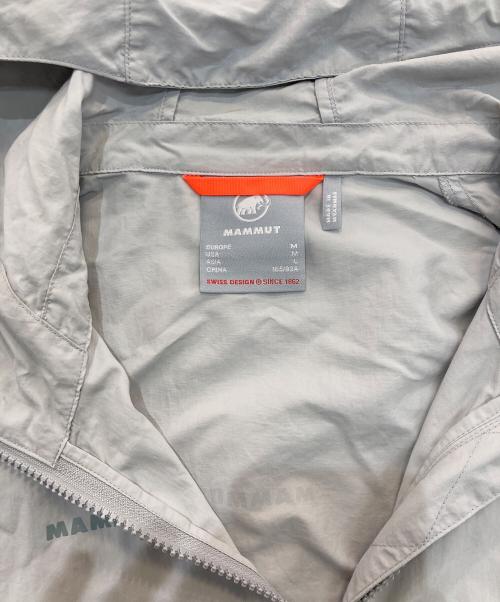 MAMMUT（マムート）MAMMUT (マムート) Hiking WB Hooded Jacket　1012-00400 グレー サイズ:Lの古着・服飾アイテム