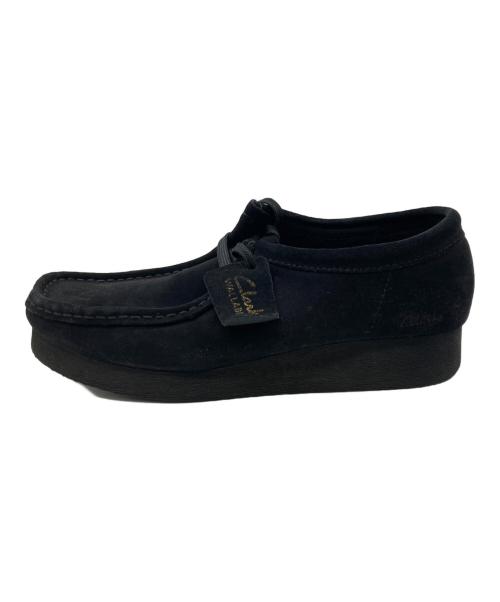 CLARKS（クラークス）CLARKS (クラークス) ワラビー ブラック サイズ:23.5cmの古着・服飾アイテム