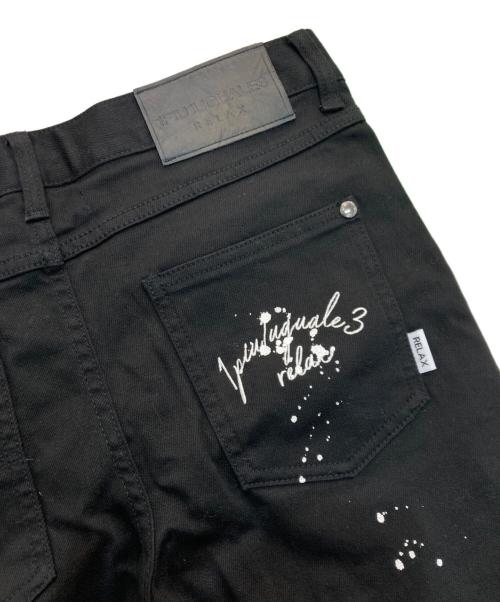 1PIU1UGUALE3 RELAX（ウノピゥウノウグァーレトレ リラックス）1piu1uguale3 relax (ウノピゥウノウグァーレトレ リラックス) スキニーデニムパンツ　USB-22125SZ ブラック サイズ:Mの古着・服飾アイテム