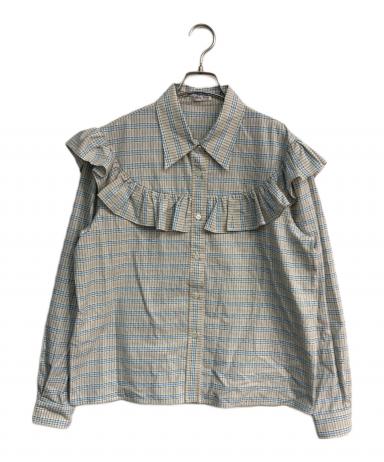 いまいずみページ 中古・古着通販】MIU MIU (ミュウミュウ) フリルチェックシャツ AMM1