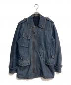 Maison Martin Margiela 14メゾンマルタンマルジェラ 14）の古着「Denim Half Coat　 10AW ここのえタグ」｜インディゴ
