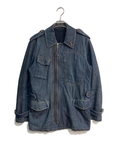 Maison Martin Margiela 14（メゾンマルタンマルジェラ 14）Maison Martin Margiela 14 (メゾンマルタンマルジェラ 14) Denim Half Coat　 10AW ここのえタグ  インディゴ サイズ:44の古着・服飾アイテム