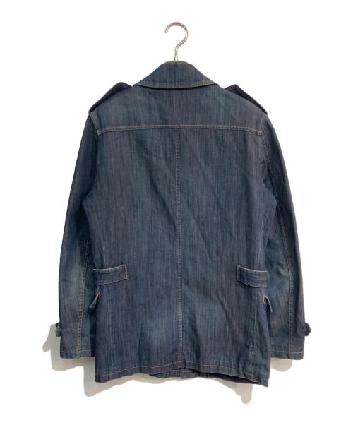 Maison Martin Margiela 14（メゾンマルタンマルジェラ 14）Maison Martin Margiela 14 (メゾンマルタンマルジェラ 14) Denim Half Coat　 10AW ここのえタグ  インディゴ サイズ:44の古着・服飾アイテム