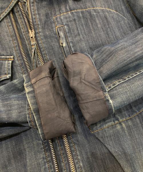 Maison Martin Margiela 14（メゾンマルタンマルジェラ 14）Maison Martin Margiela 14 (メゾンマルタンマルジェラ 14) Denim Half Coat　 10AW ここのえタグ  インディゴ サイズ:44の古着・服飾アイテム