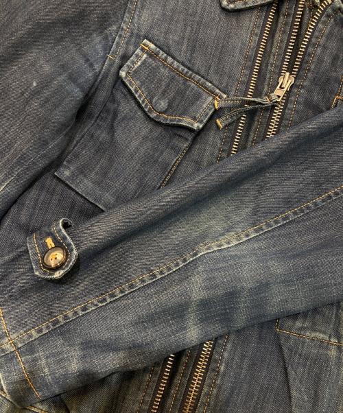 Maison Martin Margiela 14（メゾンマルタンマルジェラ 14）Maison Martin Margiela 14 (メゾンマルタンマルジェラ 14) Denim Half Coat　 10AW ここのえタグ  インディゴ サイズ:44の古着・服飾アイテム