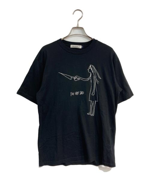 UNDERCOVER（アンダーカバー）UNDERCOVER (アンダーカバー) I'm not sadプリントTシャツ　UC2D3804 ブラック サイズ:2の古着・服飾アイテム