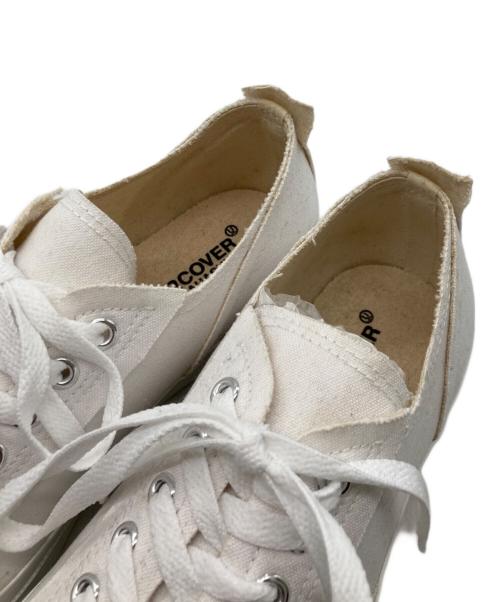 UNDERCOVER（アンダーカバー）UNDERCOVER (アンダーカバー) TOE LOGO CANVAS SNEAKERS ホワイト サイズ:Mの古着・服飾アイテム