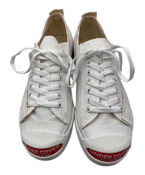 UNDERCOVER（アンダーカバー）UNDERCOVER (アンダーカバー) TOE LOGO CANVAS SNEAKERS ホワイト サイズ:Mの古着・服飾アイテム