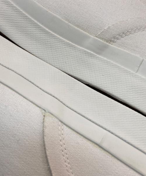 UNDERCOVER（アンダーカバー）UNDERCOVER (アンダーカバー) TOE LOGO CANVAS SNEAKERS ホワイト サイズ:Mの古着・服飾アイテム