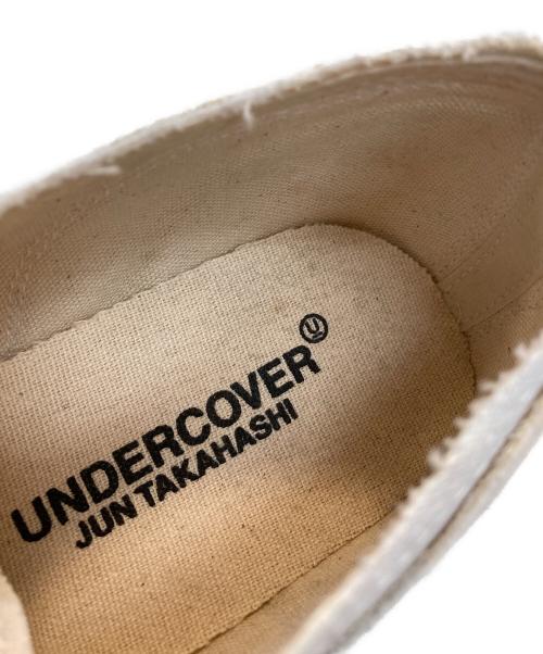 UNDERCOVER（アンダーカバー）UNDERCOVER (アンダーカバー) TOE LOGO CANVAS SNEAKERS ホワイト サイズ:Mの古着・服飾アイテム