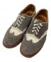 Tricker's（トリッカーズ）の古着「スウェードウィングチップシューズ」｜グレー