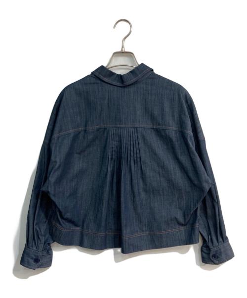 MICHEL KLEIN（ミッシェルクラン）MICHEL KLEIN (ミッシェルクラン) デニムシャツ インディゴ サイズ:36の古着・服飾アイテム