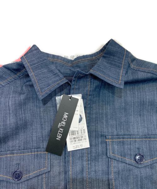 MICHEL KLEIN（ミッシェルクラン）MICHEL KLEIN (ミッシェルクラン) デニムシャツ インディゴ サイズ:36の古着・服飾アイテム
