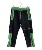 SALUTE HKサルーテ）の古着「デニムパンツ」｜ブラック