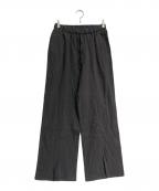 RHC Ron Hermanアールエイチシー ロンハーマン）の古着「オーガニックコットンリネンスリットイージーパンツ 3910600342」｜グレー