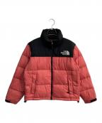 THE NORTH FACEザ ノース フェイス）の古着「Short Nuptse Jacket」｜ピンク×ブラック