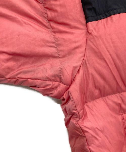 THE NORTH FACE（ザ ノース フェイス）THE NORTH FACE (ザ ノース フェイス) Short Nuptse Jacket ピンク×ブラック サイズ:Ｍの古着・服飾アイテム