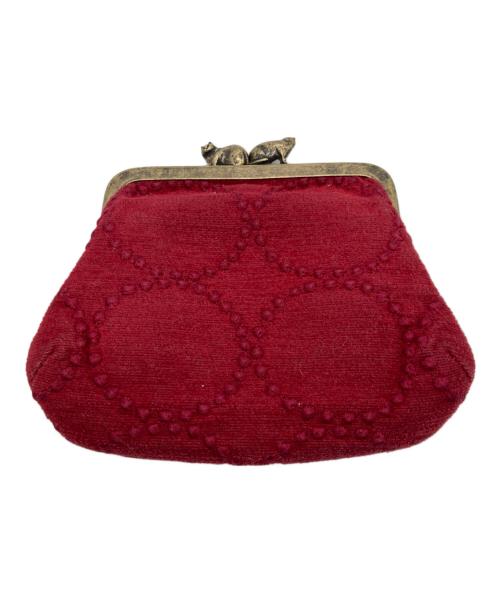 mina perhonen（ミナ ペルホネン）mina perhonen (ミナ ペルホネン) tambourineカドルパース レッド サイズ:-の古着・服飾アイテム