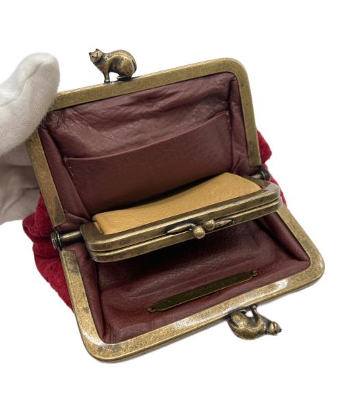 mina perhonen（ミナ ペルホネン）mina perhonen (ミナ ペルホネン) tambourineカドルパース レッド サイズ:-の古着・服飾アイテム