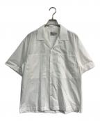 Traditional Weatherwearトラディショナルウェザーウェア）の古着「UNION SHORT SLEEVE SHIRT　G221OSFSH0018BO」｜ホワイト