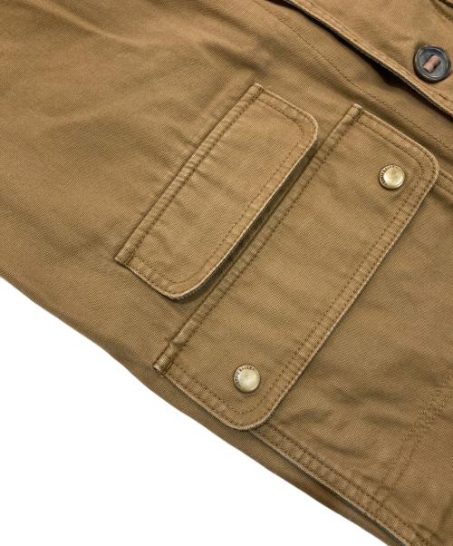 Eddie Bauer（エディーバウアー）Eddie Bauer (エディーバウアー) ワークジャケット 01 9586 ブラウン サイズ:Sの古着・服飾アイテム