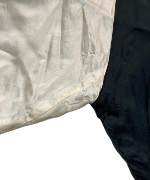 TAILOR TOYO（テーラー東洋）TAILOR TOYO 1950s style Acetate Souvenir Jacket　港商 SPIDER×ROARING TIGER HAND PRINT 東洋エンタープライズ　TT15289 ブラック×ホワイト サイズ:特々大の古着・服飾アイテム