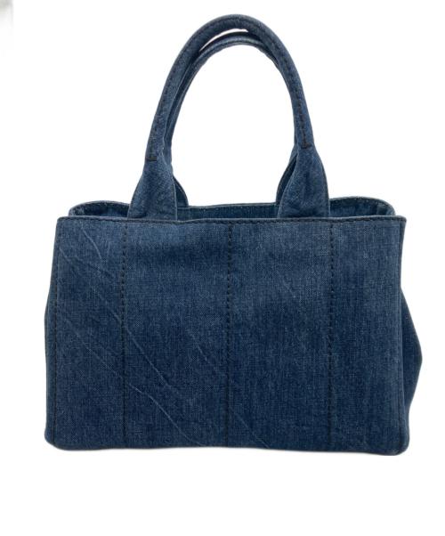 PRADA（プラダ）PRADA (プラダ) カナパデニムハンドバッグ B1877B インディゴ サイズ:-の古着・服飾アイテム