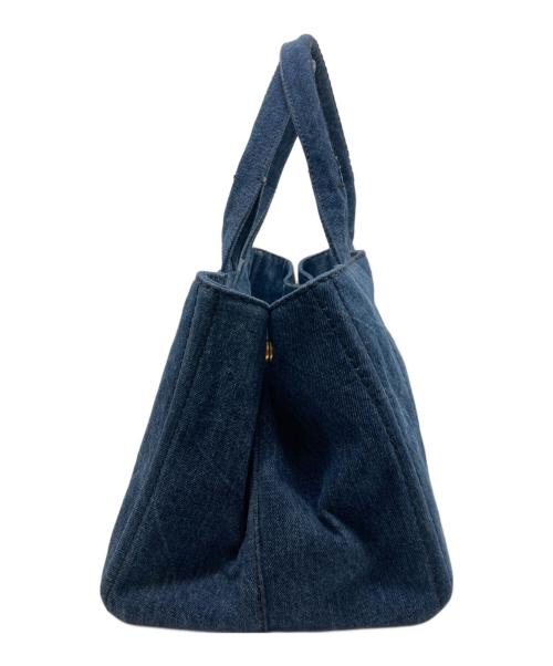 PRADA（プラダ）PRADA (プラダ) カナパデニムハンドバッグ B1877B インディゴ サイズ:-の古着・服飾アイテム