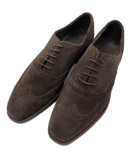 BARKER（バーカー）BARKER (バーカー) Kamakura Shirts (カマクラシャツ) スエードウィングチップシューズ ブラウン サイズ:7の古着・服飾アイテム