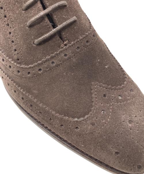 BARKER（バーカー）BARKER (バーカー) Kamakura Shirts (カマクラシャツ) スエードウィングチップシューズ ブラウン サイズ:7の古着・服飾アイテム