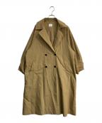 URBAN RESEARCH DOORSアーバンリサーチドアーズ）の古着「袖ボリュームスタンドコート　DRA4-27W101」｜ベージュ