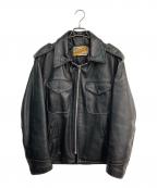 Schottショット）の古着「80s ポリスマンジャケット　バイカータグ　602」｜ブラック