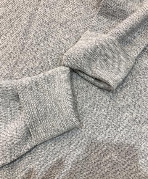 NICENESS（ナイスネス）NICENESS (ナイスネス) CLIVE クルーネック ウール ニット グレー サイズ:Mの古着・服飾アイテム