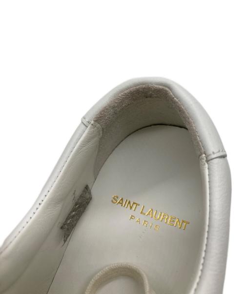 Saint Laurent Paris（サンローランパリ）Saint Laurent Paris (サンローランパリ) ローカットスニーカー　606831 ホワイト サイズ:36 1/2の古着・服飾アイテム