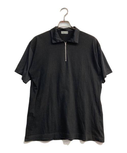 COMME des GARCONS HOMME（コムデギャルソン オム）COMME des GARCONS HOMME (コムデギャルソン オム) 切替ジップポロシャツ　AD1993 田中オム ブラック サイズ:-の古着・服飾アイテム