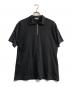 COMME des GARCONS HOMME（コムデギャルソン オム）の古着「切替ジップポロシャツ　AD1993 田中オム」｜ブラック