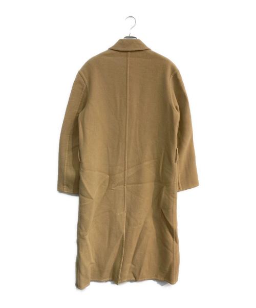 J.W.ANDERSON（ジェイダブリューアンダーソン）J.W.ANDERSON (ジェイダブリューアンダーソン) カシミヤ混比翼ステンカラーコート キャメル サイズ:US 34の古着・服飾アイテム