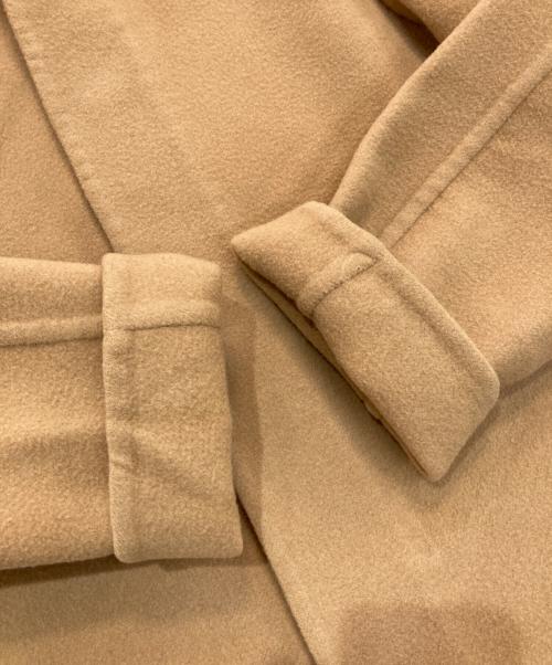 J.W.ANDERSON（ジェイダブリューアンダーソン）J.W.ANDERSON (ジェイダブリューアンダーソン) カシミヤ混比翼ステンカラーコート キャメル サイズ:US 34の古着・服飾アイテム